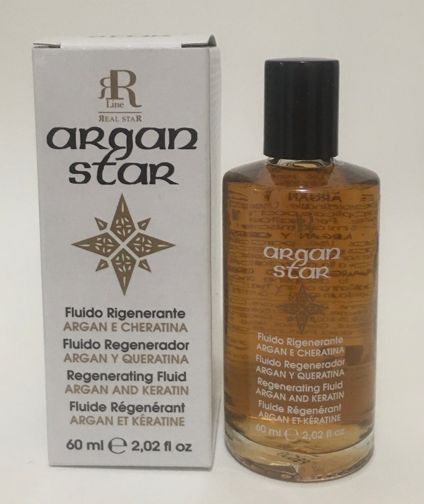 RR Line "Kit Capilar de Argan y Keratina-Tratamiento Regenerante Completo Con 4 Productos